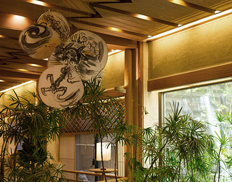 葉渡莉公式サイトより引用した旅館の内観写真