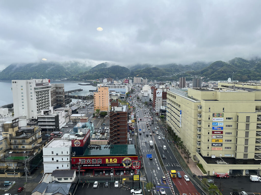 別府タワーからの景色