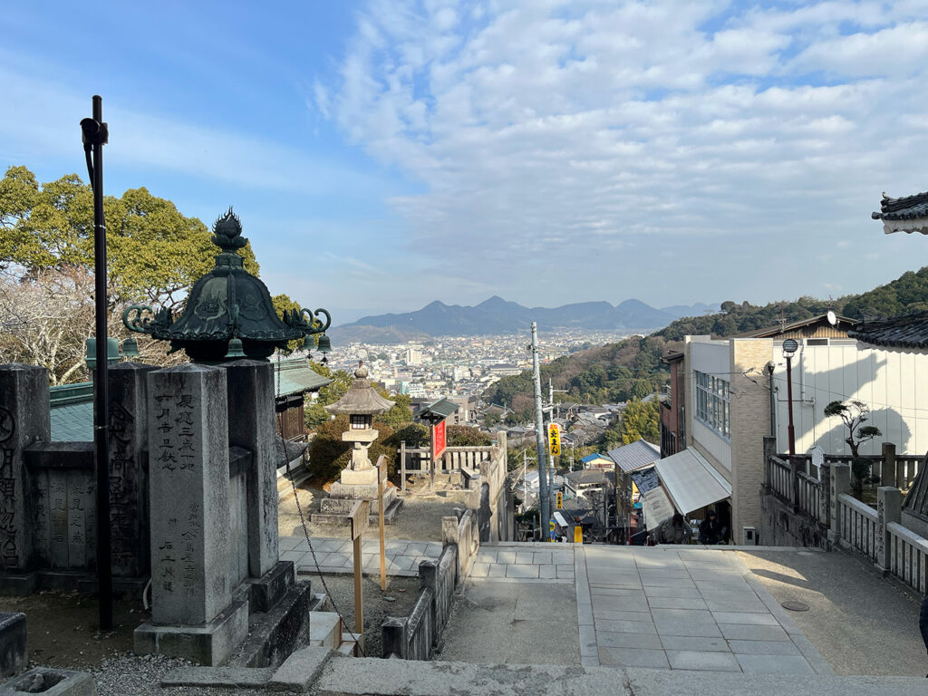 こんぴらさんから見た景色